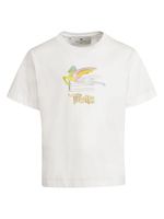 ETRO KIDS x Trolls t-shirt en coton à logo brodé - Blanc - thumbnail