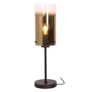 Freelight Tafellamp Ventotto Zwart & Gold Glas 58cm