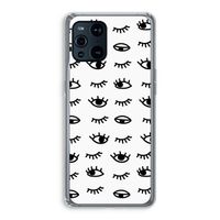 Eye pattern #2: Oppo Find X3 Pro Transparant Hoesje