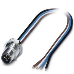 Phoenix Contact 1424136 Sensor/actuator inbouwconnector M12 Aantal polen (sensoren): 4 Stekker, inbouw 0.50 m 1 stuk(s)