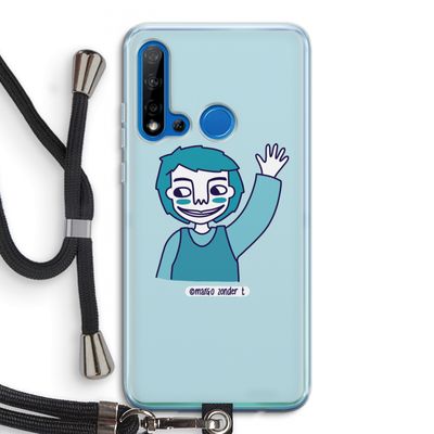 Zwaai: Huawei P20 Lite (2019) Transparant Hoesje met koord