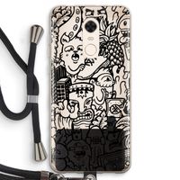 Vexx Black Mixtape: Xiaomi Redmi 5 Transparant Hoesje met koord