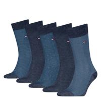 Tommy Hilfiger Sokken Giftbox Heren Herringbone Dot 5-pack Jeans-39/42