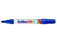 Viltstift Artline 90 schuin 2-5mm blauw