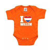 Oranje I love Willem rompertje baby - thumbnail