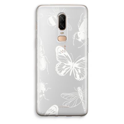 Tiny Bugs: OnePlus 6 Transparant Hoesje