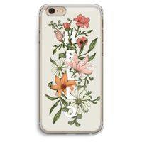 Hello bloemen: iPhone 6 Plus / 6S Plus Transparant Hoesje