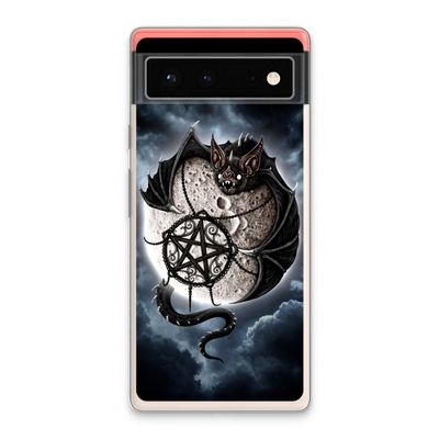 Volle maan: Google Pixel 6 Transparant Hoesje