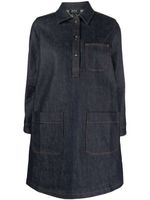 A.P.C. robe Aurelia en jean - Bleu - thumbnail