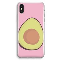 Avocado: iPhone XS Max Transparant Hoesje
