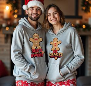 Zoet en maakt me aan het lachen koppels t-shirts