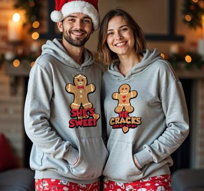 Zoet en maakt me aan het lachen koppels t-shirts