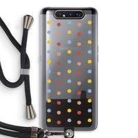 Bollen: Samsung Galaxy A80 Transparant Hoesje met koord