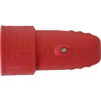 N & L 17132 Koppeling met randaarde Rubber 230 V Rood IP20