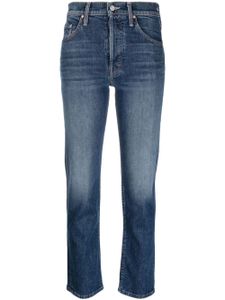 MOTHER jean skinny à taille haute - Bleu