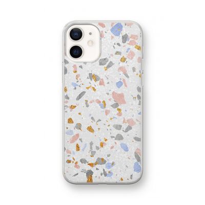 Terrazzo N°8: iPhone 12 mini Transparant Hoesje