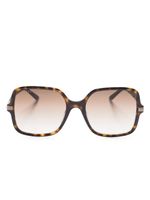 Gucci Eyewear lunettes de soleil à monture oversize - Marron - thumbnail