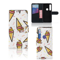 Motorola Moto G8 Plus Book Cover Icecream - thumbnail