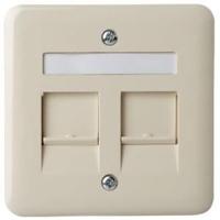 Peha Afdekraam Catv ISDN dubbel creme recht - 4602074