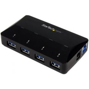 StarTech.com 4-Poorts USB 3.0 Hub met specifieke oplaadpoort 1 x 2.4A poort