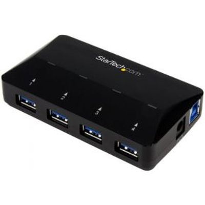 StarTech.com 4-Poorts USB 3.0 Hub met specifieke oplaadpoort 1 x 2.4A poort