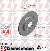 Remschijf Coat Z 280318320