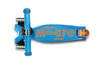 Micro Mobility Maxi Micro Deluxe LED Carribean Jongeren Klassieke step Aqua-kleur, Blauw - thumbnail