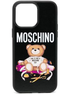 Moschino Teddy-motif iPhone case - Noir