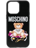 Moschino coque d'iPhone à motif Teddy - Noir