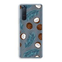 Kokosnoot roze: Sony Xperia 5 II Transparant Hoesje