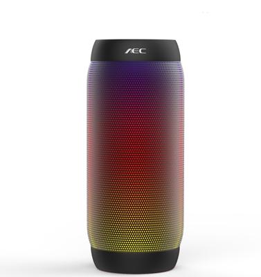 BQ615 PRO kleurrijke LED draadloze HiFi Stereo Speaker combineert Bluetooth + TF Card Player + FM radio + AUX + NFC