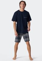 Schiesser Schiesser Shortama dark blue 179113 48/S