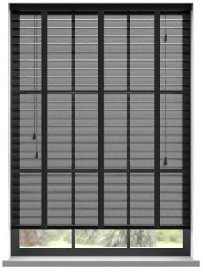 Aluminium Jaloezie 50mm met ladderband - Prime Filtra Zwart