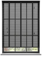 Aluminium Jaloezie 50mm met ladderband - Prime Filtra Zwart