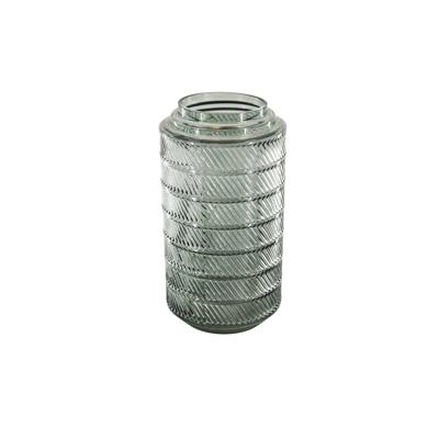 vaas patroon glas smokey