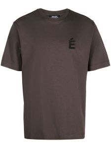 Etudes t-shirt à patch logo - Marron