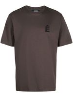 Études Studio t-shirt à patch logo - Marron