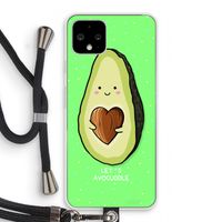 Avocuddle: Pixel 4 Transparant Hoesje met koord