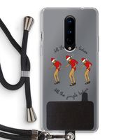 Jingle Ladies: OnePlus 8 Transparant Hoesje met koord