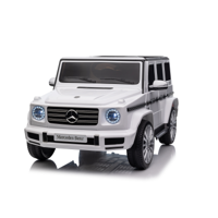 Mercedes-Benz G500 Gelicentieerde Elektrische Auto voor Kinderen 12V Accu Afstandsbediening 3 Snelheden LED-verlichting Wit