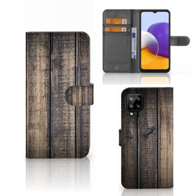 Samsung Galaxy A22 4G | M22 | Book Style Case | Steigerhout
