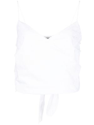 Iceberg haut à design cache-cœur - Blanc