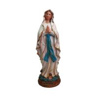 Kerstbeeldje - Maria Lourdes - polystone - heilige maria - 23 cm - Religieuze beelden