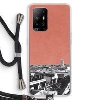 Marrakech Skyline : Oppo A94 5G Transparant Hoesje met koord
