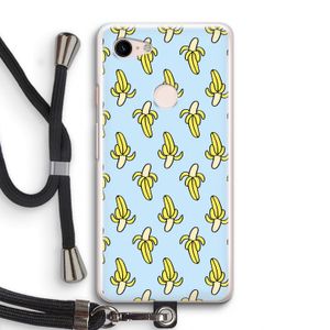Bananas: Pixel 3 Transparant Hoesje met koord
