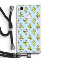 Bananas: Pixel 3 Transparant Hoesje met koord Bananas: Pixel 3 Transparant Hoesje met koord