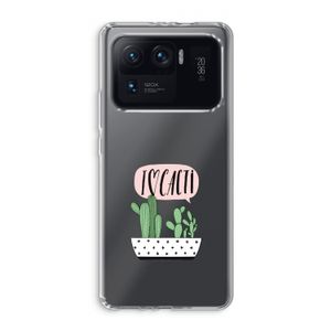 I love cacti: Xiaomi Mi 11 Ultra Transparant Hoesje