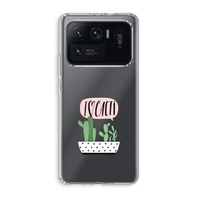 I love cacti: Xiaomi Mi 11 Ultra Transparant Hoesje