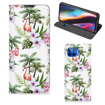 Motorola Moto G 5G Plus | Hoesje maken | Flamingo Palms