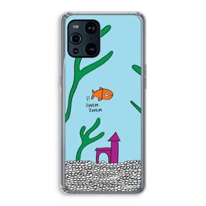 Aquarium: Oppo Find X3 Pro Transparant Hoesje